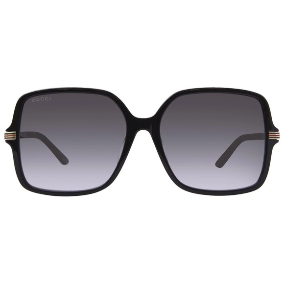 Authentic Gucci GG1448SA 001 Women's Sunglasses, Black/Grey Square Shape NEW - Picture 2 of 8